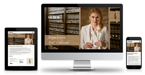 strona internetowa dla prawnika